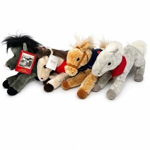 Wells Fargo Legendary Pony Horse Plush Lot 4 Nellie Shamrock Hunter 2006